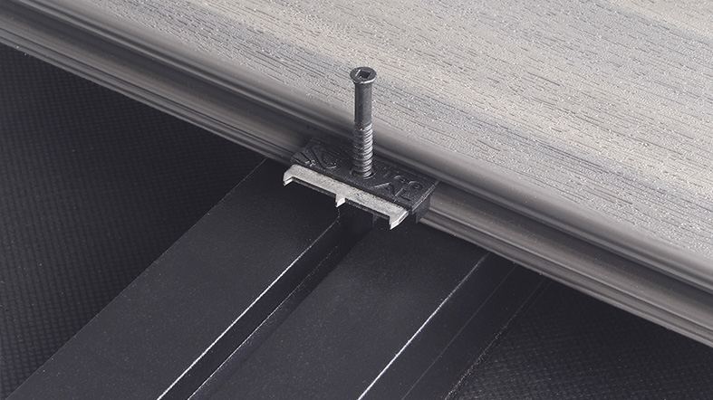 clip fixation terrasse composite fiberdeck
