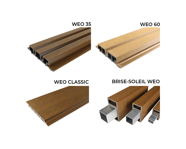 weo composite cladding boards