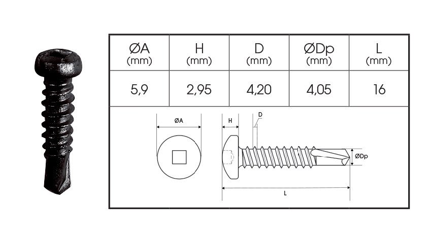 Coba Befestigungsklipp Terrasse (Schema)
